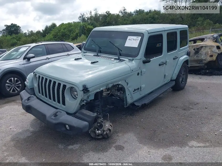 2024 JEEP WRANGLER VIN 1C4PJXDN2RW104199 — фото 2