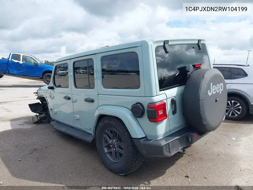 2024 JEEP WRANGLER VIN 1C4PJXDN2RW104199 — фото 3