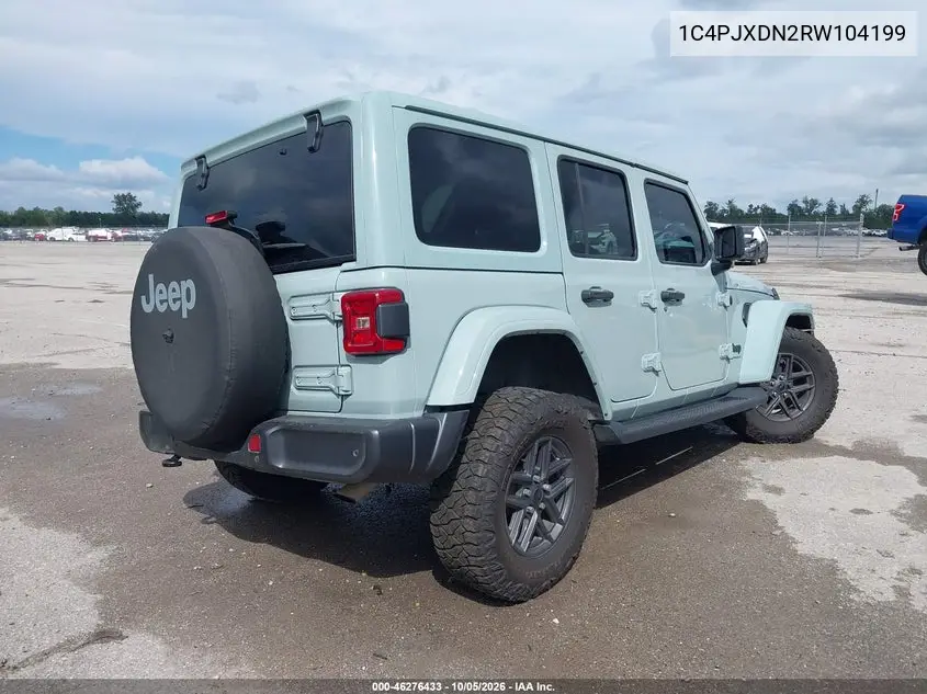 2024 JEEP WRANGLER VIN 1C4PJXDN2RW104199 — фото 4