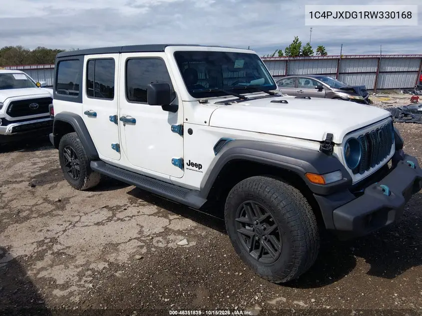 JEEP WRANGLER 2024, VIN 1C4PJXDG1RW330168