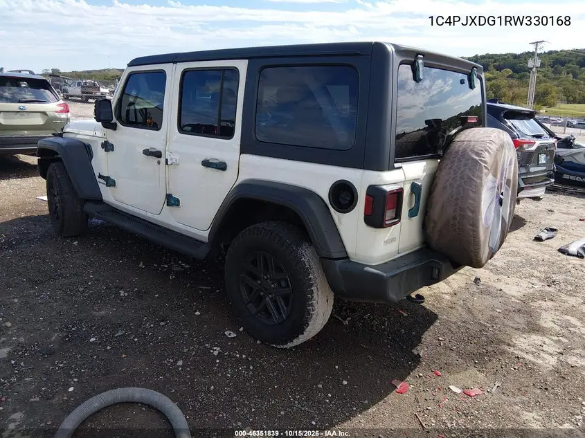2024 JEEP WRANGLER VIN 1C4PJXDG1RW330168 — фото 3