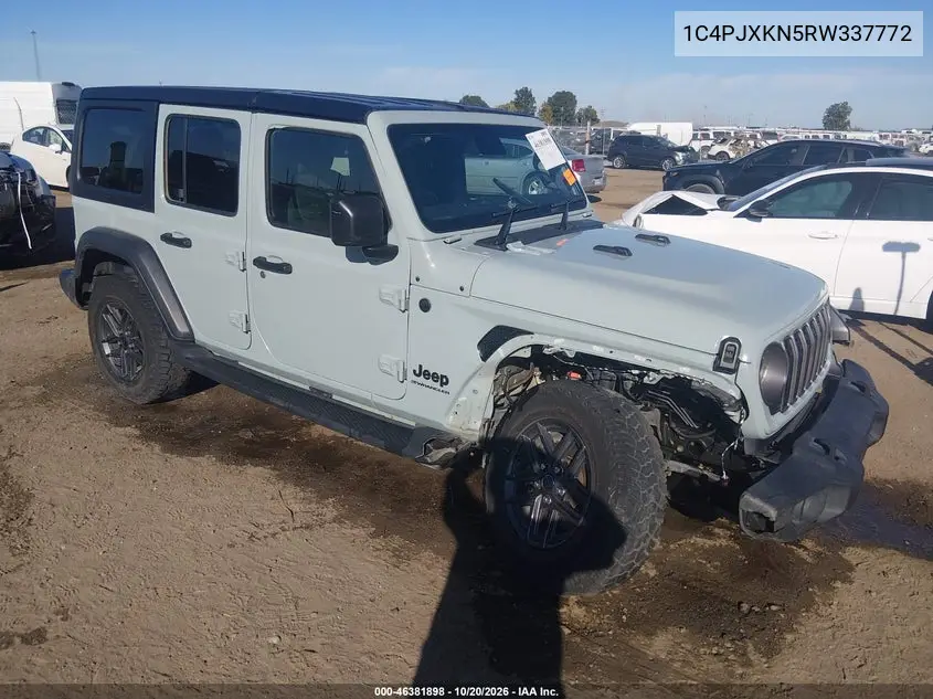 JEEP WRANGLER 2024, VIN 1C4PJXKN5RW337772