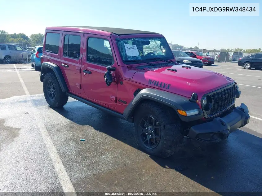 JEEP WRANGLER 2024, VIN 1C4PJXDG9RW348434