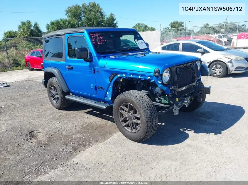 JEEP WRANGLER 2025, VIN 1C4PJXAN1SW506712