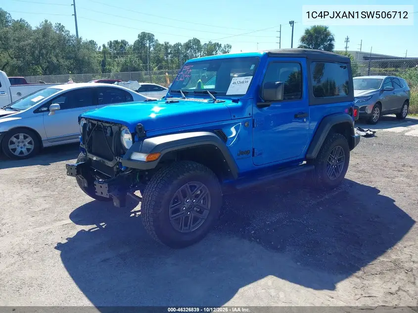 2025 JEEP WRANGLER VIN 1C4PJXAN1SW506712 — фото 2