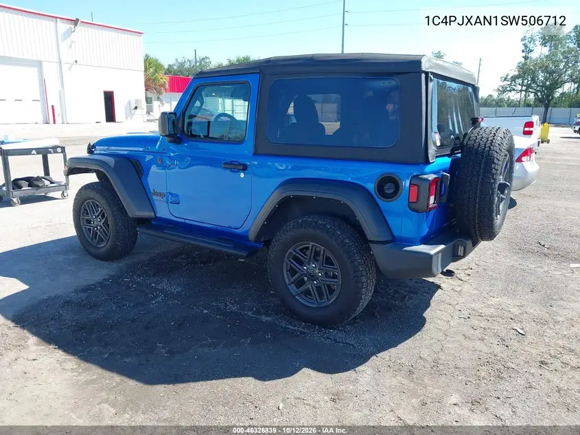 2025 JEEP WRANGLER VIN 1C4PJXAN1SW506712 — фото 3