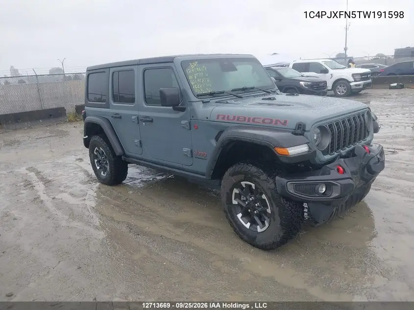 JEEP WRANGLER 2026, VIN 1C4PJXFN5TW191598