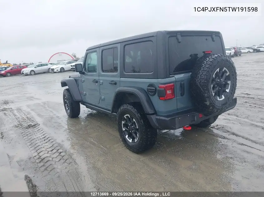 2026 JEEP WRANGLER VIN 1C4PJXFN5TW191598 — фото 3