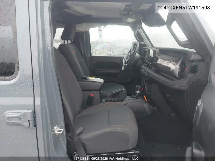 2026 JEEP WRANGLER VIN 1C4PJXFN5TW191598 — фото 5