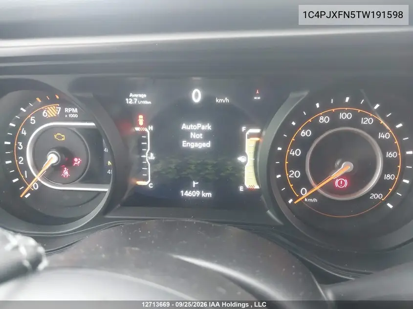 2026 JEEP WRANGLER VIN 1C4PJXFN5TW191598 — фото 7