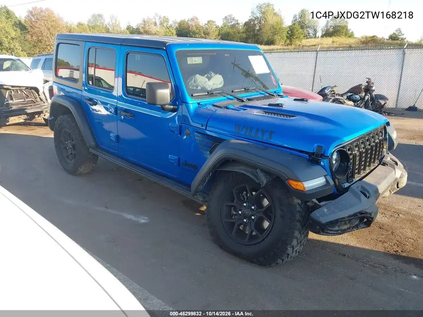 JEEP WRANGLER 2026, VIN 1C4PJXDG2TW168218