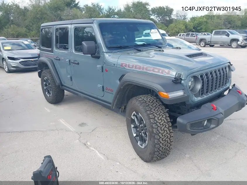 JEEP WRANGLER 2026, VIN 1C4PJXFG2TW301945