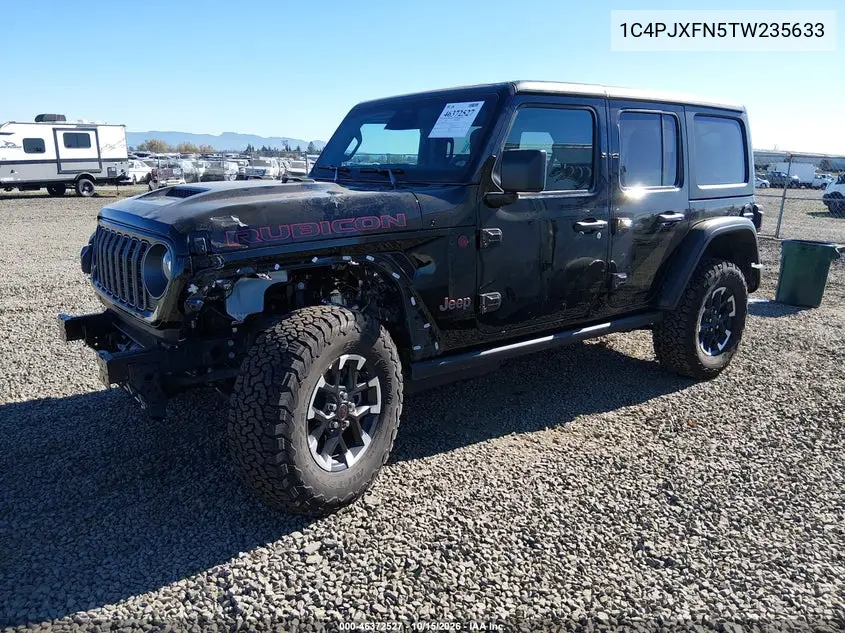 2026 JEEP WRANGLER VIN 1C4PJXFN5TW235633 — фото 2