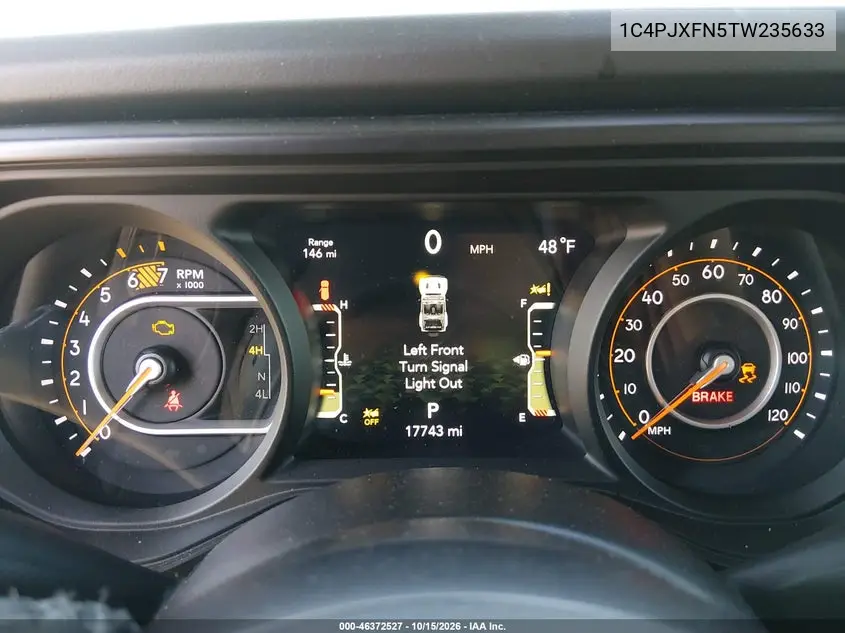 2026 JEEP WRANGLER VIN 1C4PJXFN5TW235633 — фото 7