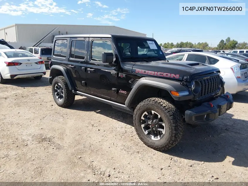JEEP WRANGLER 2026, VIN 1C4PJXFN0TW266000