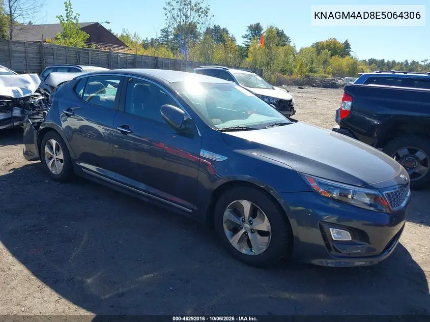 KIA OPTIMA 2014, VIN KNAGM4AD8E5064306