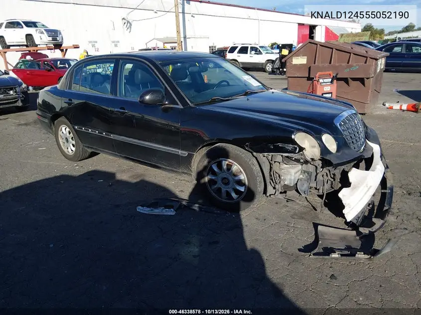 KIA AMANTI 2005, VIN KNALD124555052190