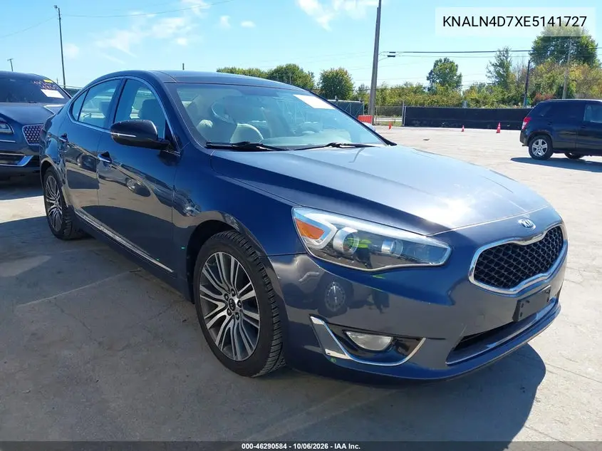 KIA CADENZA 2014, VIN KNALN4D7XE5141727