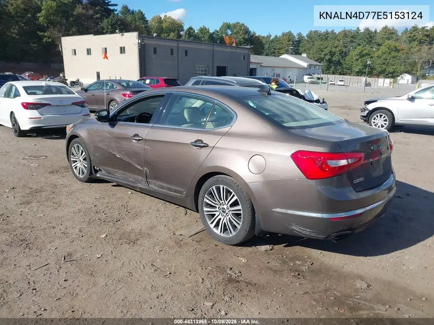 2014 KIA CADENZA VIN KNALN4D77E5153124 — фото 3