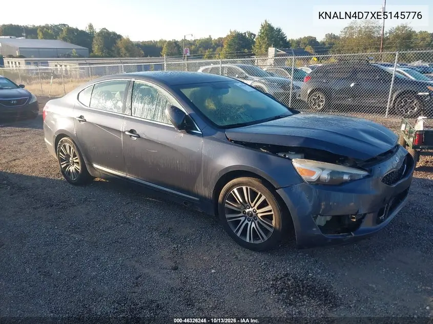 KIA CADENZA 2014, VIN KNALN4D7XE5145776