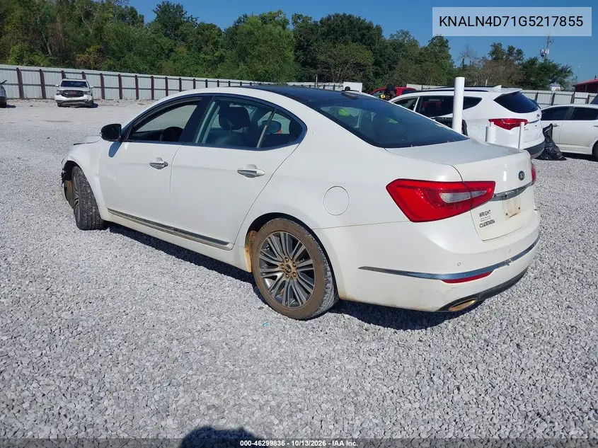 2016 KIA CADENZA VIN KNALN4D71G5217855 — фото 3