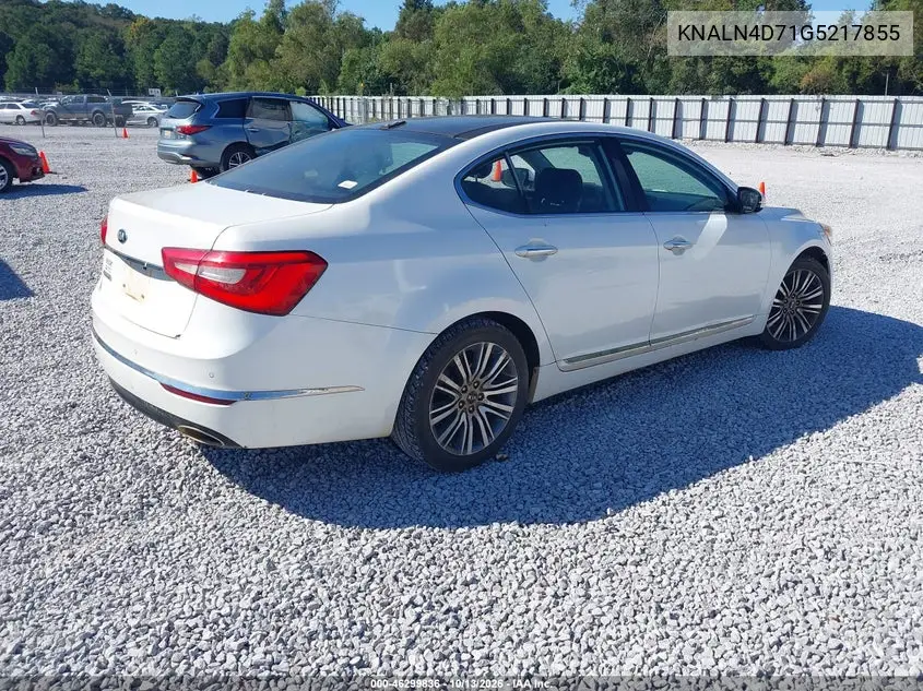 2016 KIA CADENZA VIN KNALN4D71G5217855 — фото 4