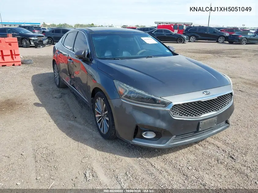 KIA CADENZA 2017, VIN KNALC4J1XH5051049