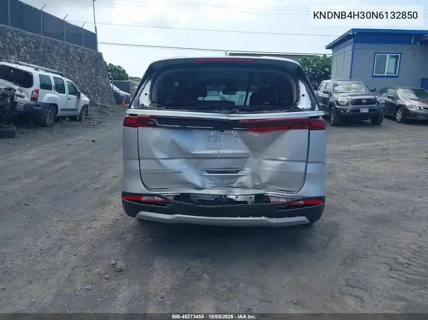2022 KIA CARNIVAL VIN KNDNB4H30N6132850 — фото 6