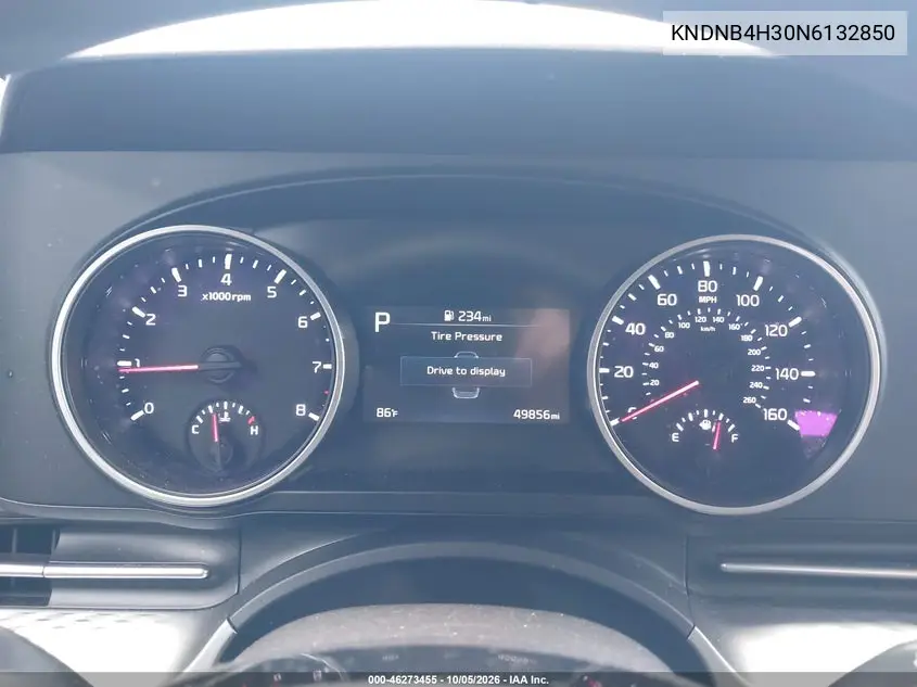 2022 KIA CARNIVAL VIN KNDNB4H30N6132850 — фото 7
