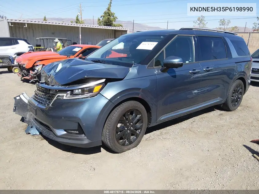 2023 KIA CARNIVAL VIN KNDNE5H35P6198990 — фото 2