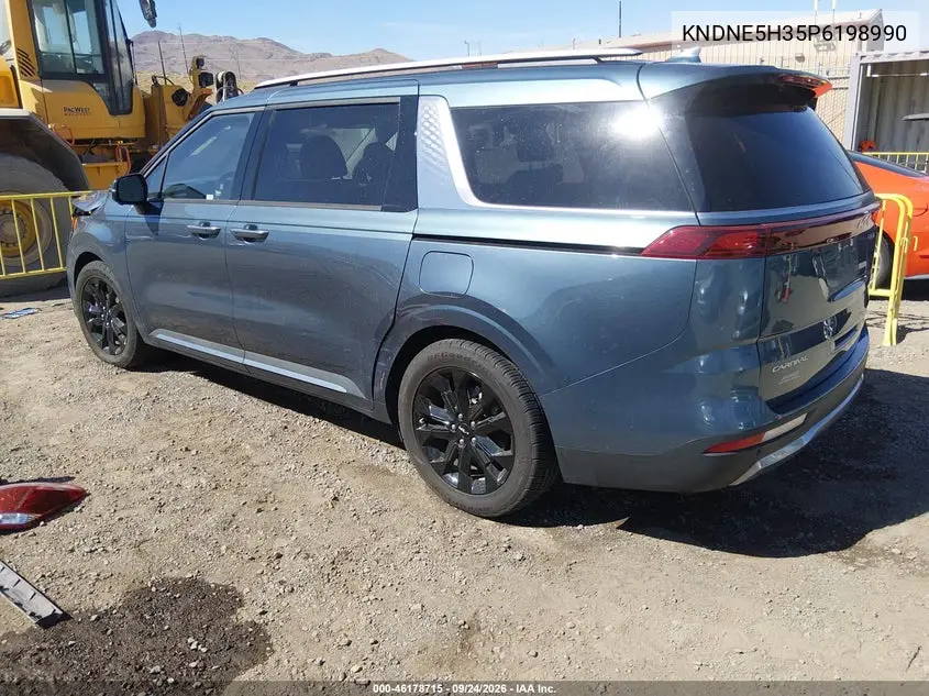 2023 KIA CARNIVAL VIN KNDNE5H35P6198990 — фото 3
