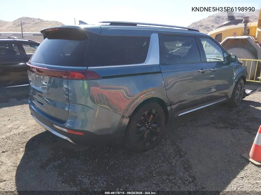 2023 KIA CARNIVAL VIN KNDNE5H35P6198990 — фото 4