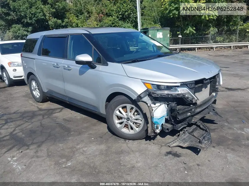KIA CARNIVAL 2023, VIN KNDNB4H36P6252848