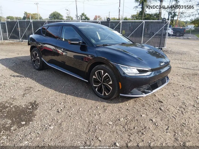 KIA EV6 2022, VIN KNDC34LA4N5039586
