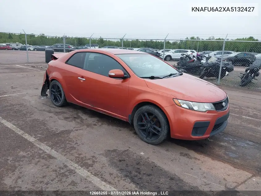 KIA FORTE 2010, VIN KNAFU6A2XA5132427