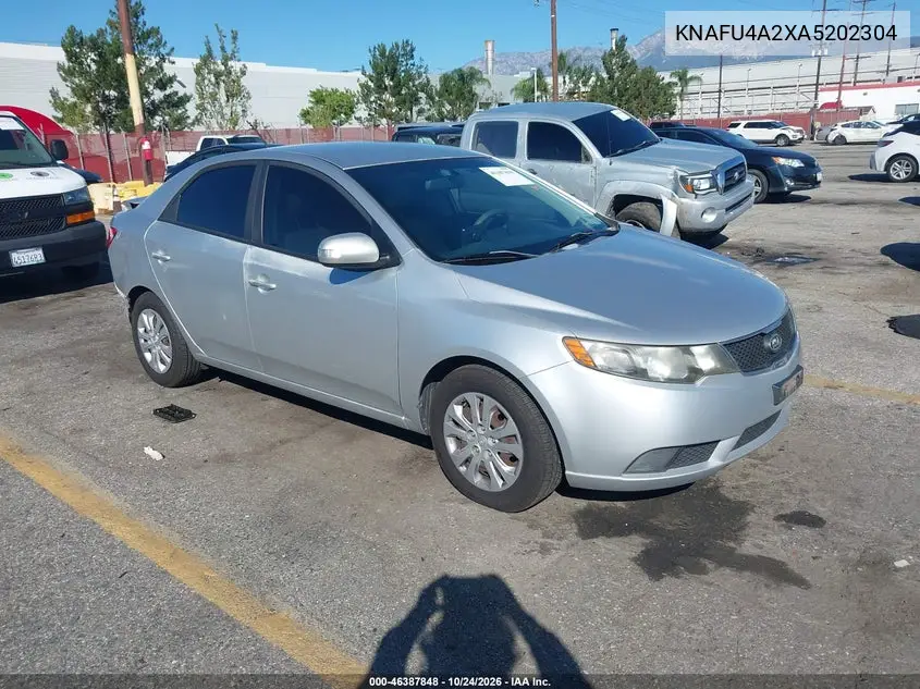 KIA FORTE 2010, VIN KNAFU4A2XA5202304