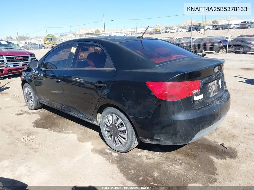 2011 KIA FORTE VIN KNAFT4A25B5378133 — фото 3