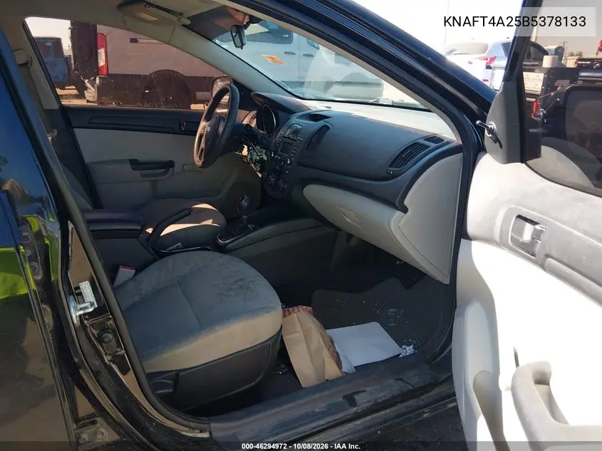 2011 KIA FORTE VIN KNAFT4A25B5378133 — фото 5