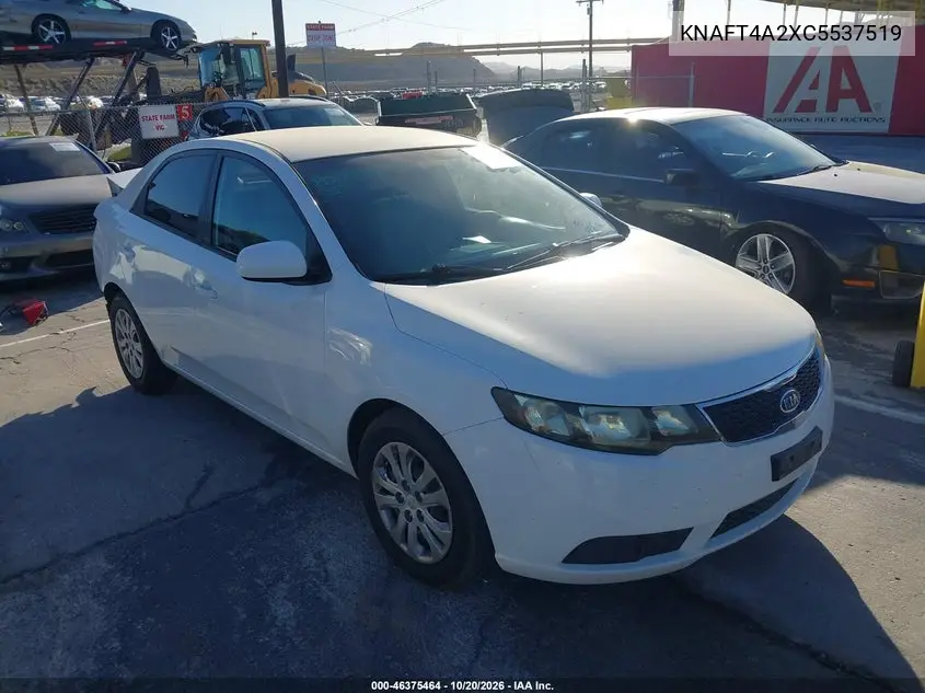 KIA FORTE 2012, VIN KNAFT4A2XC5537519