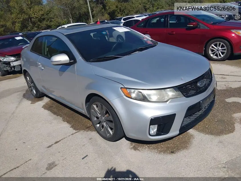 KIA FORTE 2012, VIN KNAFW6A30C5526606