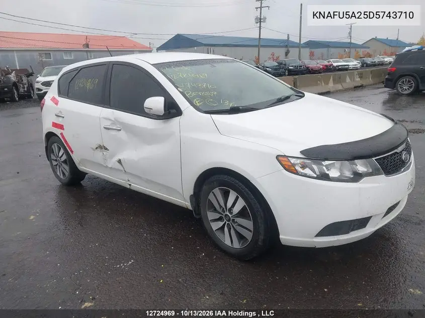 KIA FORTE 2013, VIN KNAFU5A25D5743710