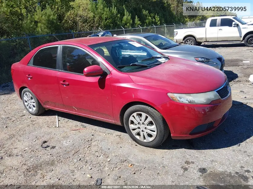 KIA FORTE 2013, VIN KNAFU4A22D5739995