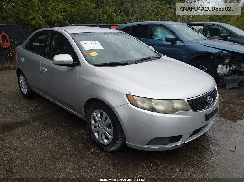 KIA FORTE 2013, VIN KNAFU4A20D5690201