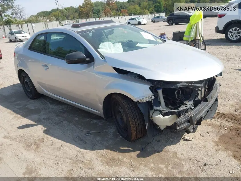 KIA FORTE 2013, VIN KNAFW6A3XD5673503