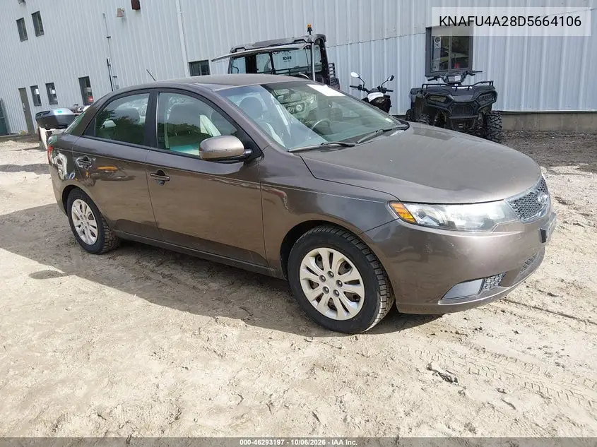 KIA FORTE 2013, VIN KNAFU4A28D5664106
