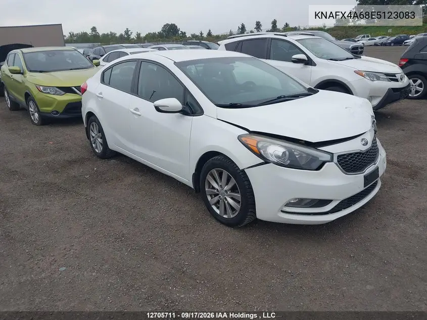 KIA FORTE 2014, VIN KNAFX4A68E5123083