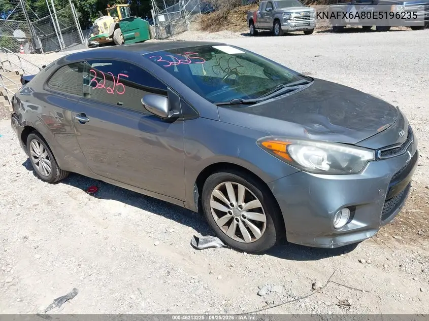 KIA FORTE 2014, VIN KNAFX6A80E5196235