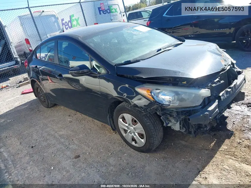 KIA FORTE 2014, VIN KNAFK4A69E5057593