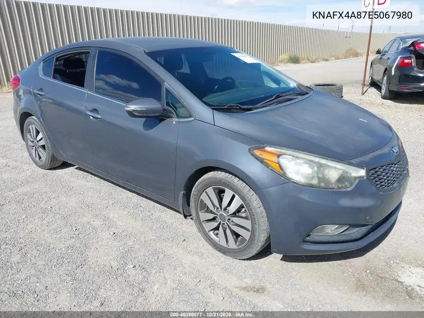 KIA FORTE 2014, VIN KNAFX4A87E5067980