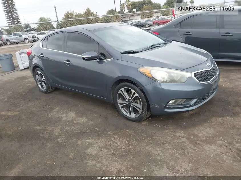 KIA FORTE 2014, VIN KNAFX4A82E5111609